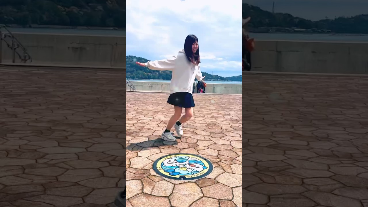 三重ポケ蓋くるくる💨ミジュマル! #ポケモン #pokémon #ポケモンgo #鳥羽 #鳥羽水族館 #三重 #三重県 #ポケモンマンホール