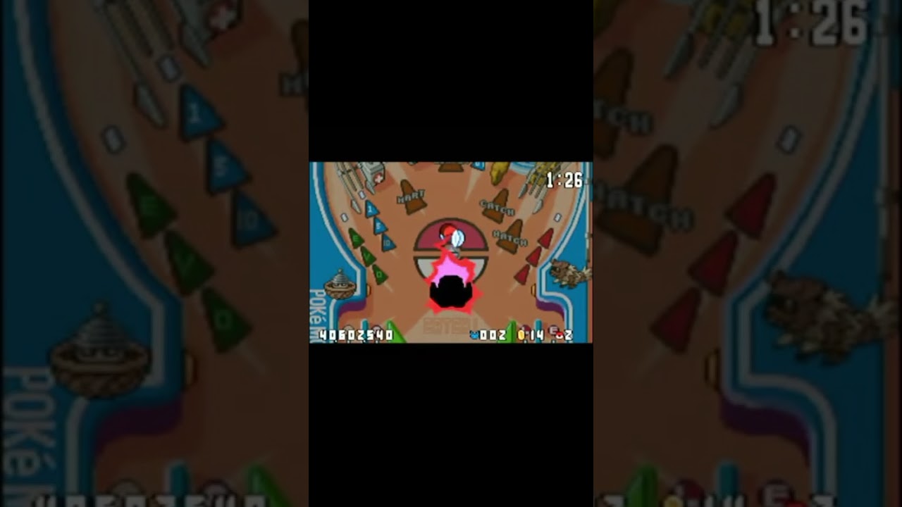 Catching Nosepass in Pinball! #pokemon #pokemonpinball
