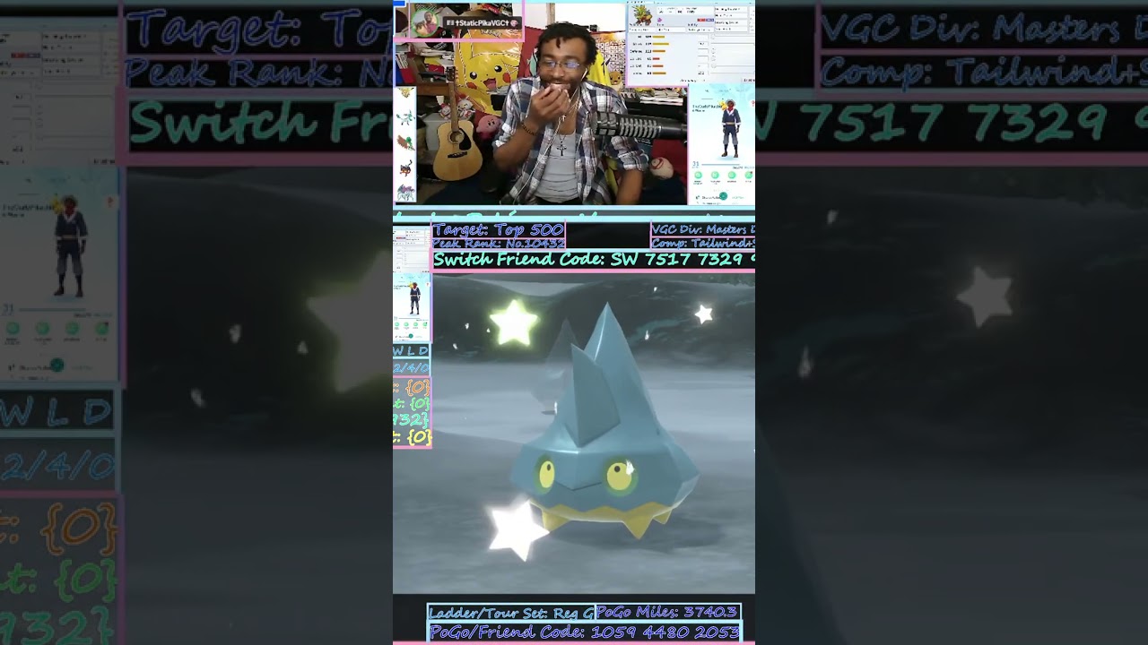 SHINY BERGMITE in PLA Outbreaks!! :D | #thestaticpikachu on #Twitch