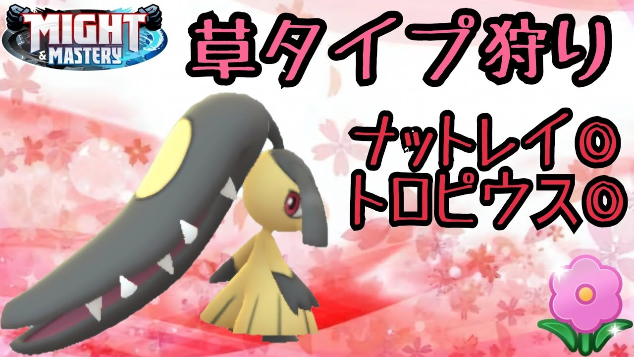 【ポケモンGO】ラストにナットレイ＆トロピウスが多い環境に相応しいのは「ほのおのきば」型クチートが強すぎ卍！【PokemonGO】