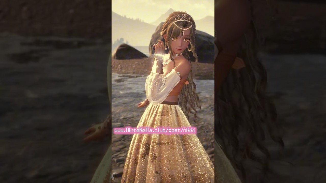 Nikki es entrenadora pokemon de tierra! en vez de Sandygast es Palossand. #pokemon #infinitynikki