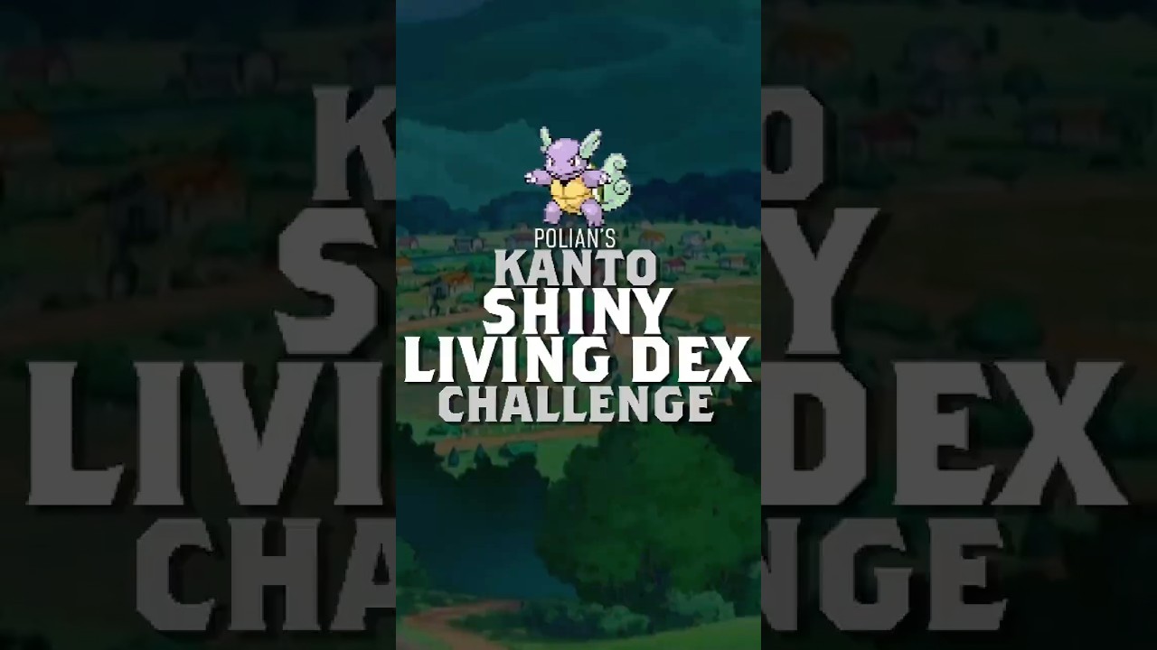 Shiny Wartortle Caught! Another Starter Found! - Kanto Shiny Pokemon Living Dex Challenge