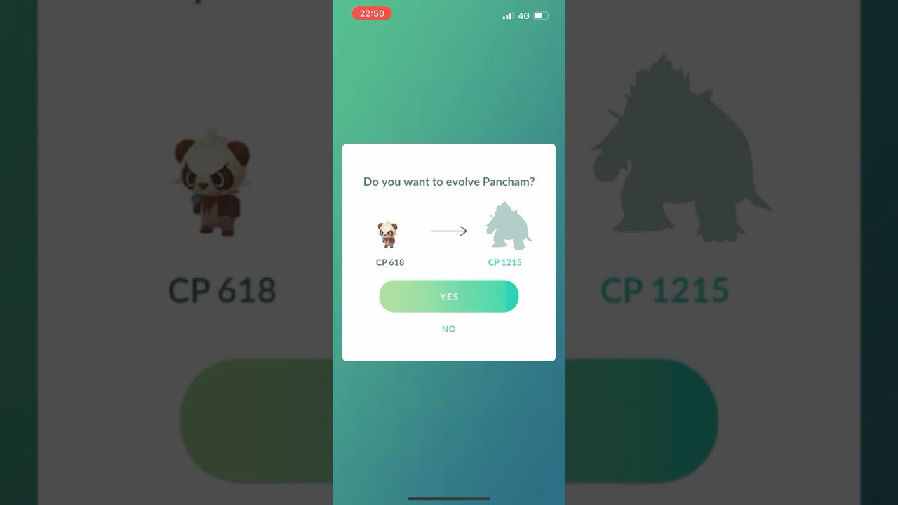 Shiny PANCHAM Evolution ✨ 🐼 #pokemongo #pokemon #shinypokemon #shiny #kungfupanda #shundo #pangoro