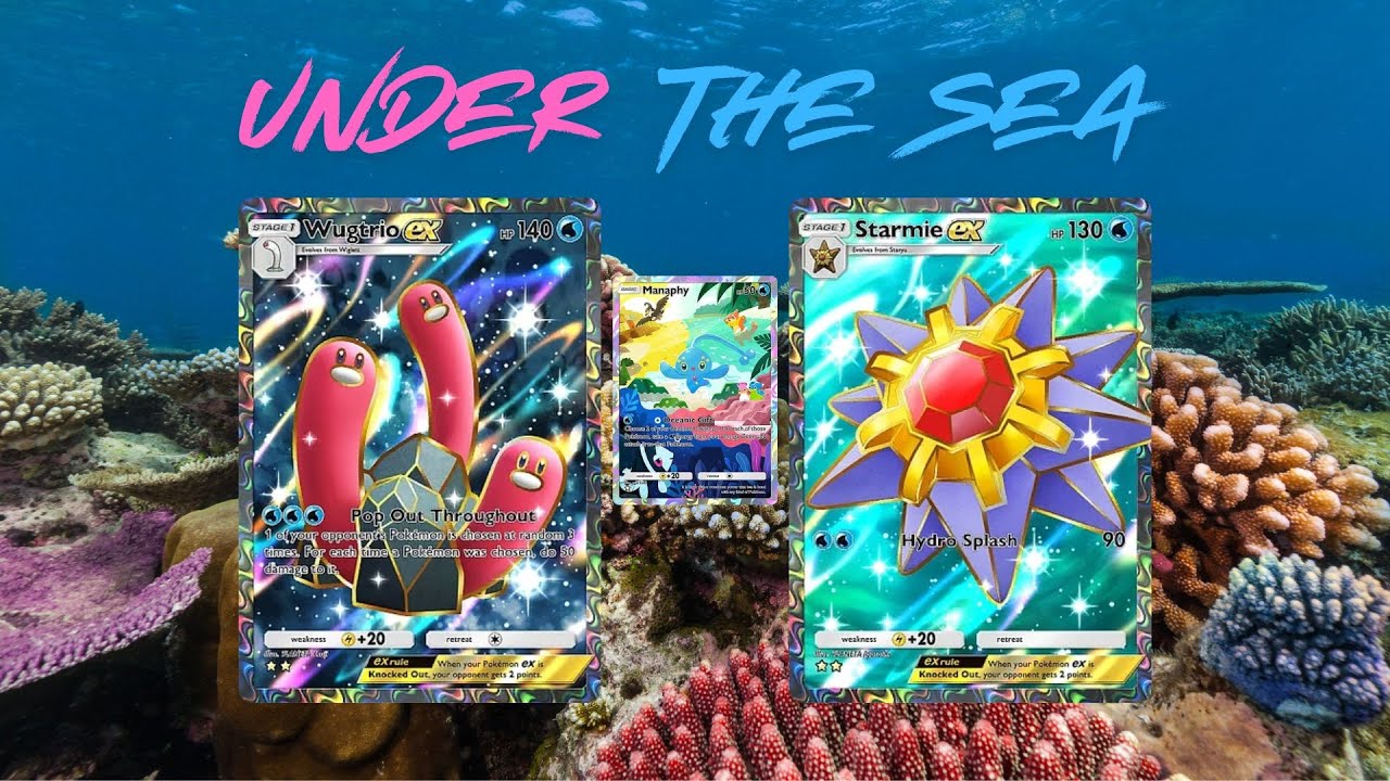Under the Sea: Wugtrio ex & Starmie ex Deck