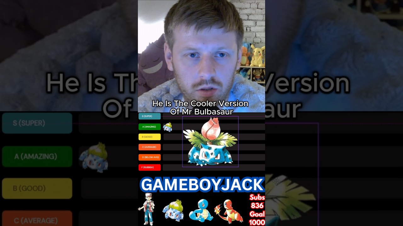 Ivysaur is Way Cooler than Bulbasaur and Everybody Knows It #pokemon #ranking #generation1 #kanto