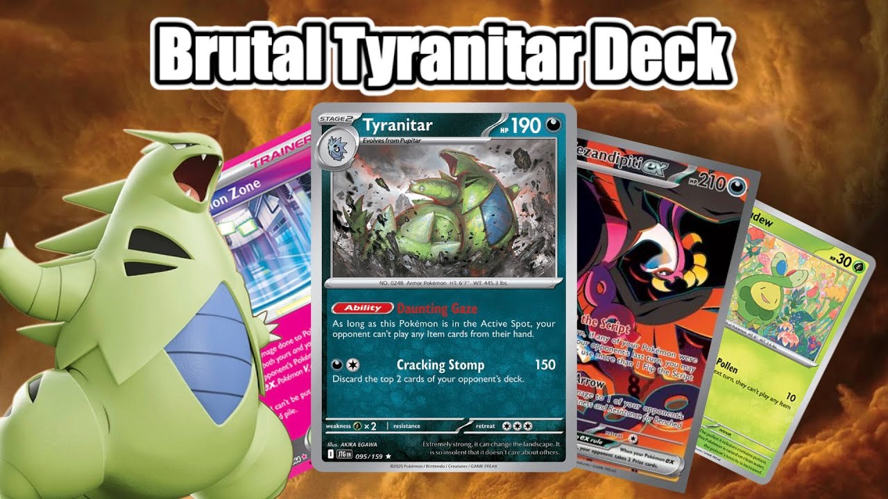 Control the Game with this Item Locking Tyranitar Deck: Tips and Tricks to Build this Brutal deck!