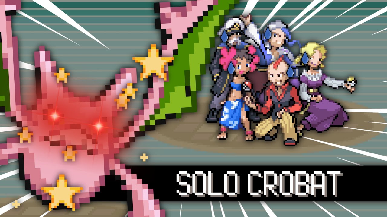 ✨[RETO POKÉMON] ¿PUEDO PASARME LA LIGA POKÉMON SOLO CON CROBAT?