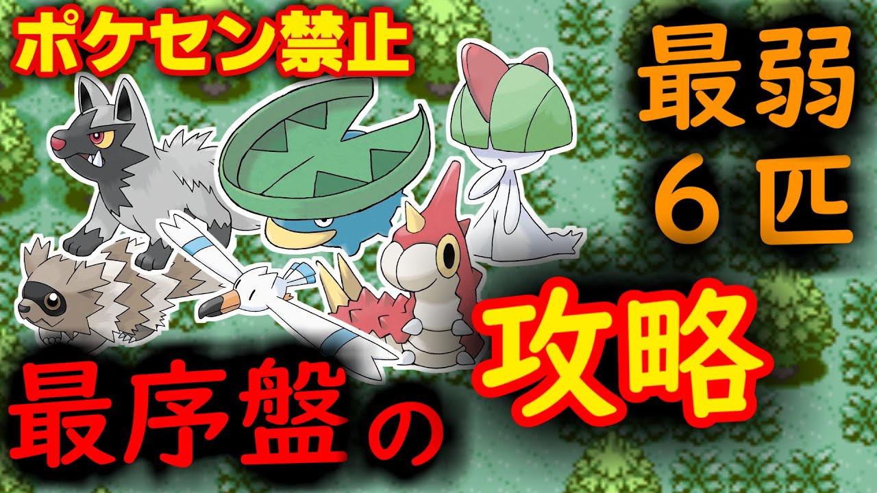 【超高難易度】最序盤の草むら６匹でポケモンセンター禁止縛り#６　ロゼリア編【ルビーサファイア】