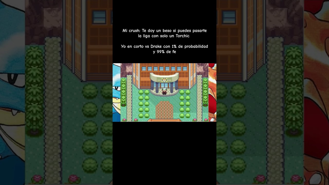 Torchic destroza a Drake - Pokémon Esmeralda