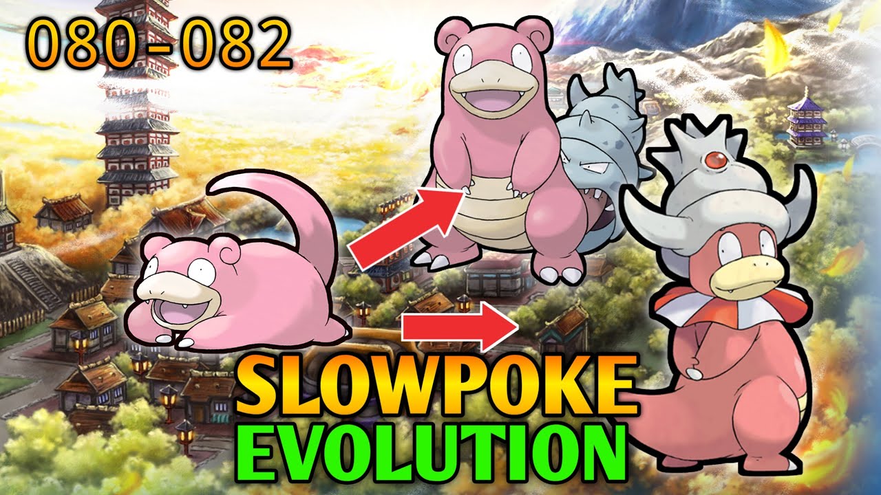 How To Evolve Slowpoke Into Slowbro And Slowking In Pokemon Heart Gold & Soul Silver | Johto Pokedex