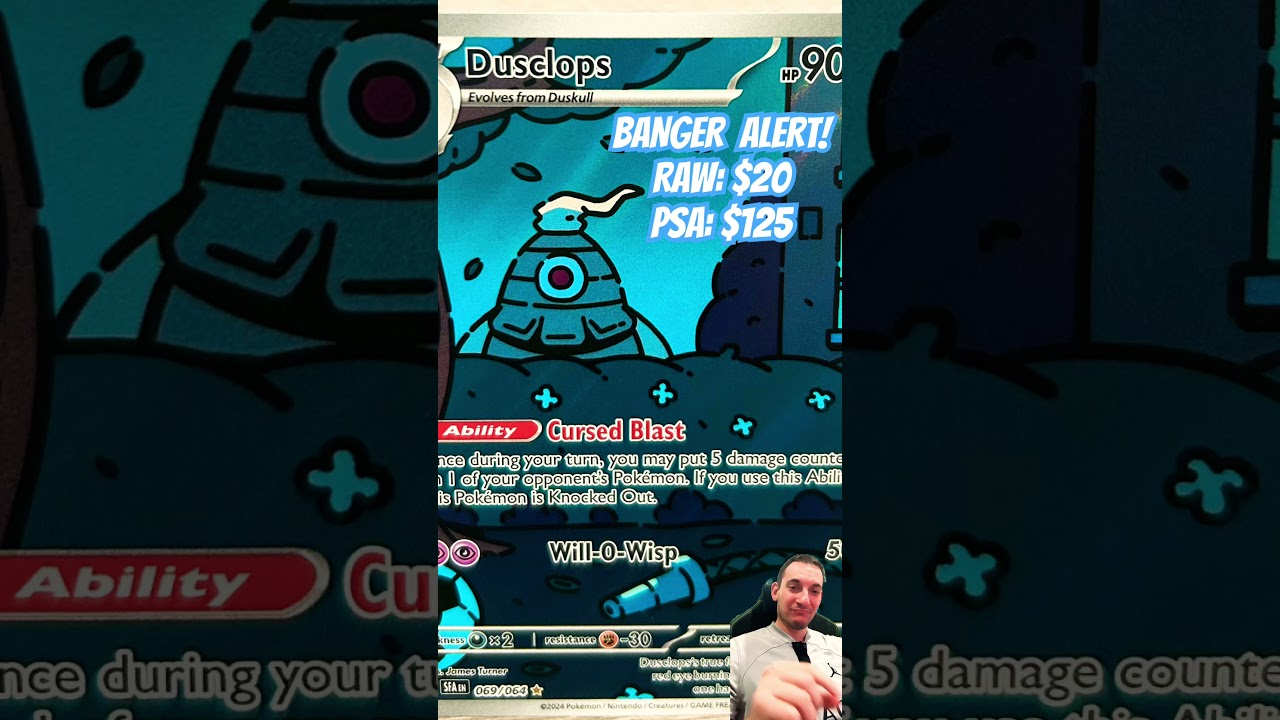 BANGER ALERT! Pokémon Shrouded Fable Dusclops 069/064! #pokemon #shroudedfable #pokemoncards