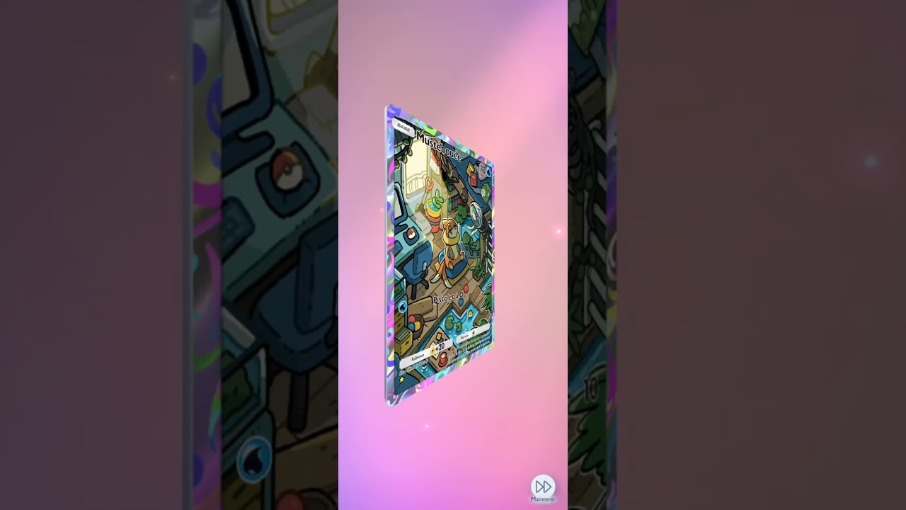 Réjouissances Rayonnantes Mustébouée 🥰 #pokemon #pokemoncards #pokemonpocket #pokemontcg