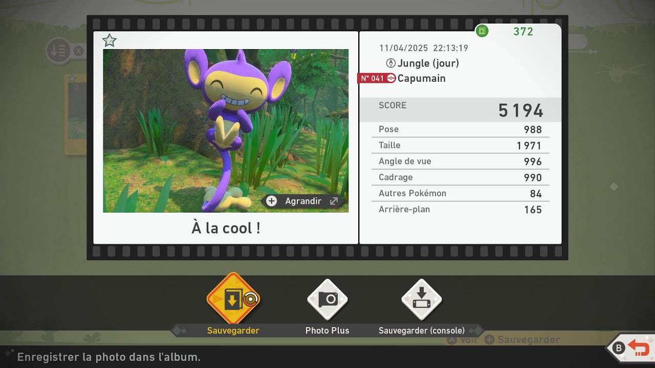 Aipom 1☆ 5194 - New Pokémon Snap