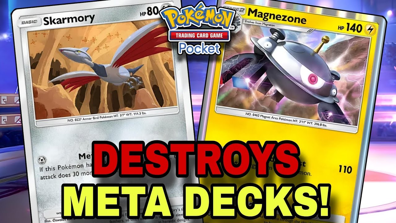 This SKARMORY MAGNEZONE Deck is CRUSHING Top Meta Decks! | Pokemon TCG Pocket