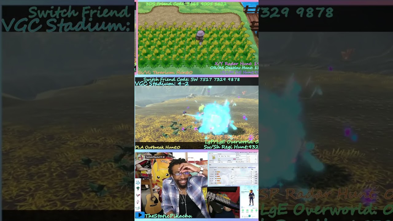 SHINY GROTLE in Wild Outbreaks HUGE! :D | #thestaticpikachu on #Twitch