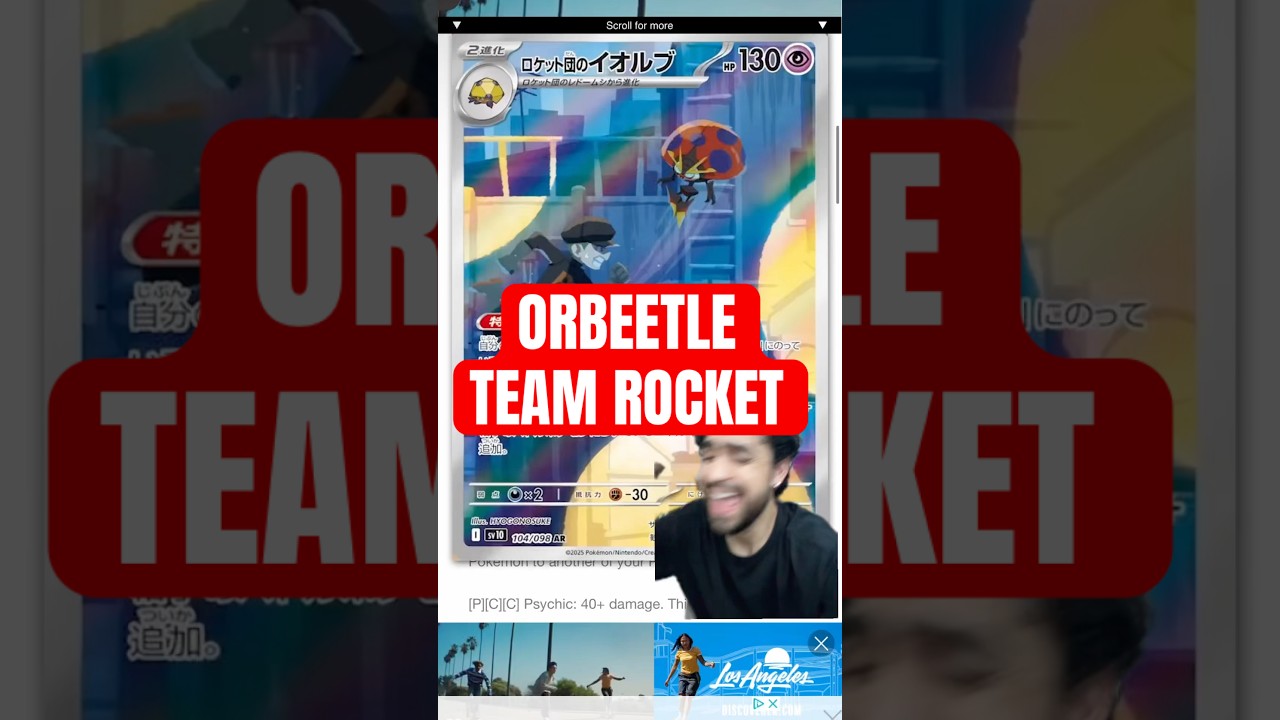 Interesting choice to choose Orbeetle for a Team Rocket inspired card… #Pokemon #pokemontcg
