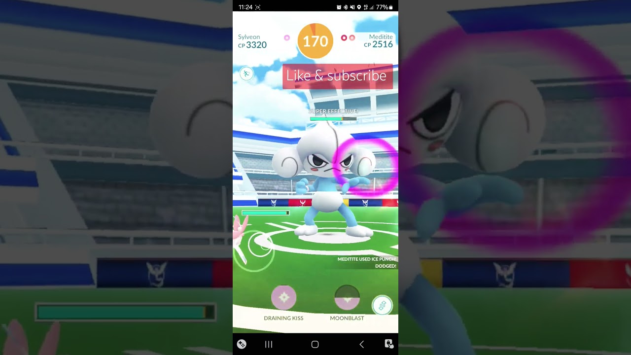 #PokemonGO 1Star #Raid  #Meditite #pokemon #shorts #pokemongoshorts