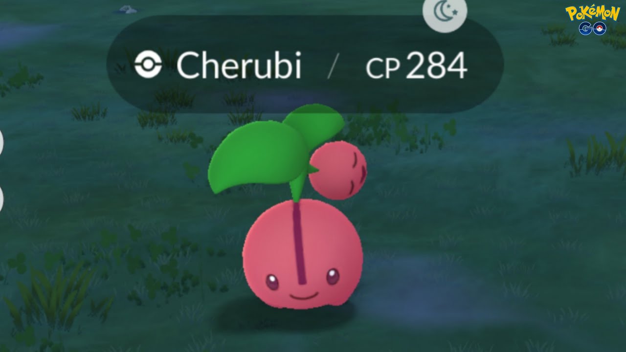 Evolving cherubi to cheerim in pokemon go
