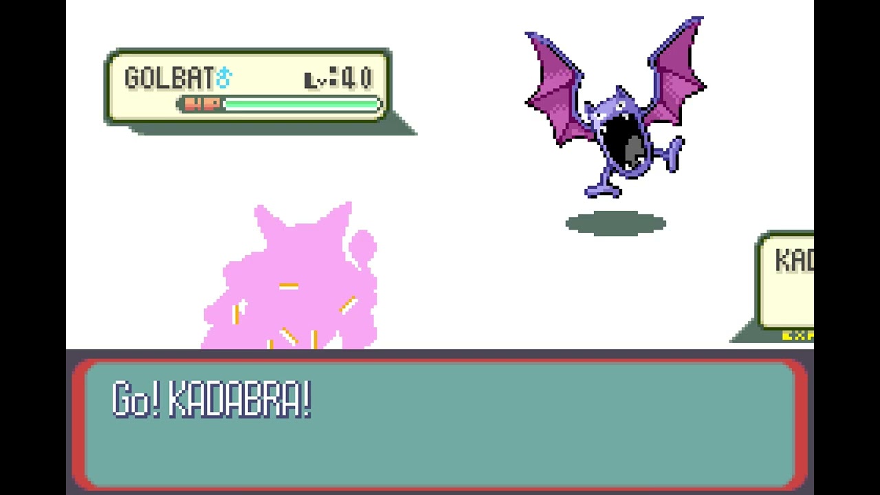 Kadabra up to level 46 Pokemon RUby