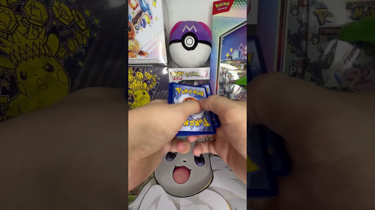 Leafeon master ball! #pokemontcg #pokemoncards #pokemongo #pokemon #unboxing #prismaticevolutions