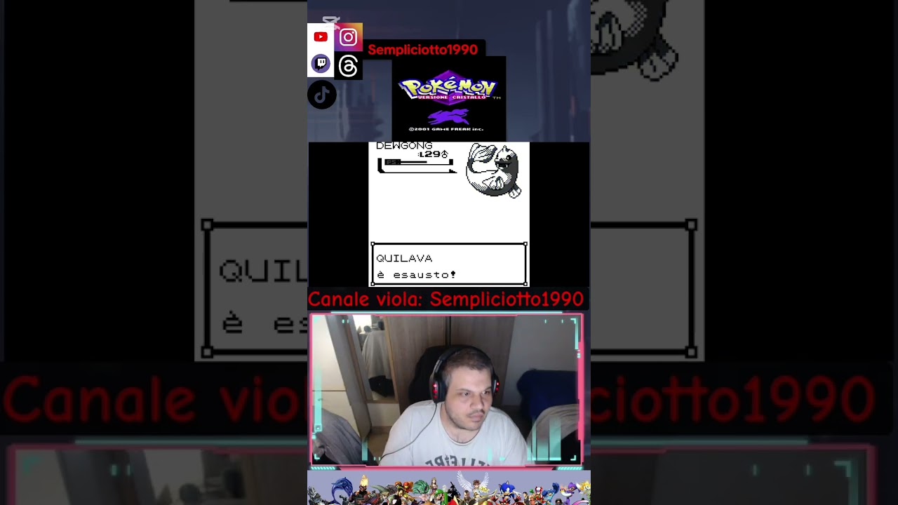 la sconfitta di quilava #sempliciotto1990 #sonosolo #gaming #pokemoncristal