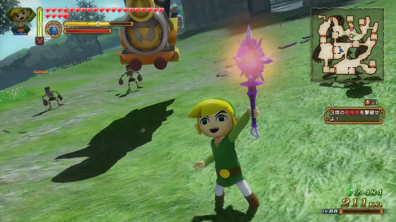 【ゼルダ無双】リンク『サンドロッド』初めて使います♪