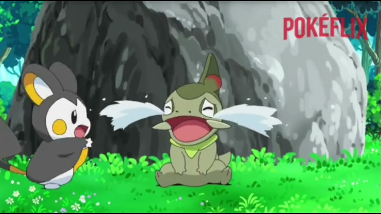 Pokémon Adventures In Unova Axew Crying Emolga Was Sadly Concerned April 14 2025