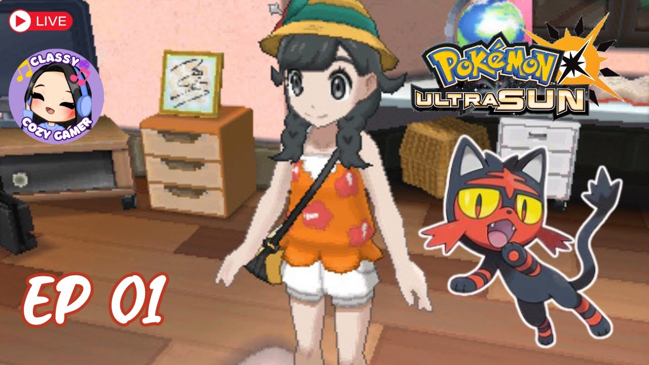 Pokémon Ultra Sun || Solo Litten Run || Ep. 1