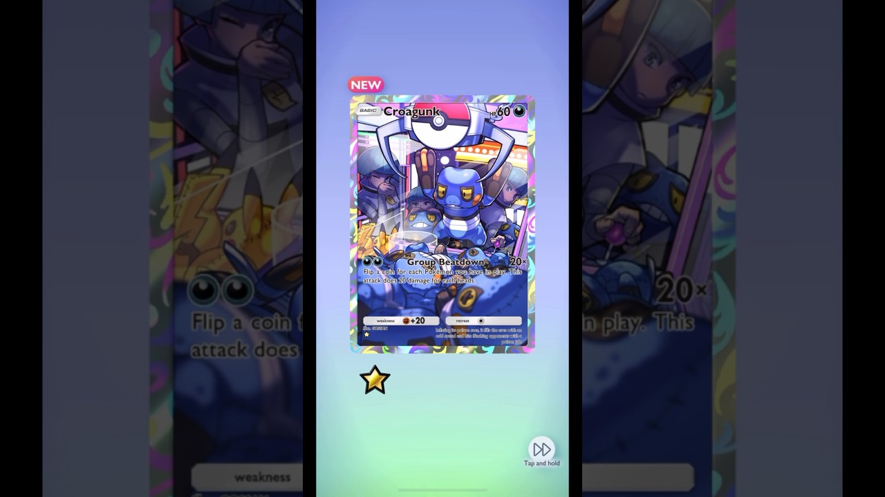 Croagunk #pokémon #pokemon #pokemoncards #pokemontcg #gacha #gaming