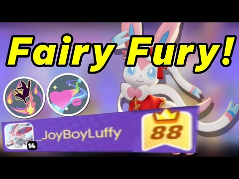 Fairy Power Activated! Sylveon is a BEAST in Pokémon Unite!