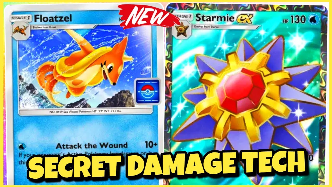 NEW SECRET COMBO?! Starmie EX + Floatzel | Master Ball Rank Deck