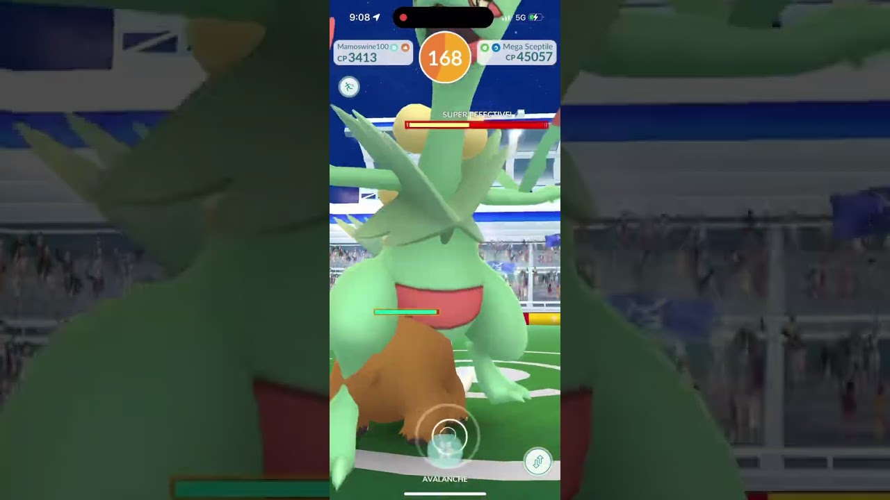 Pokemon Go Mega Sceptile Raid Solo!