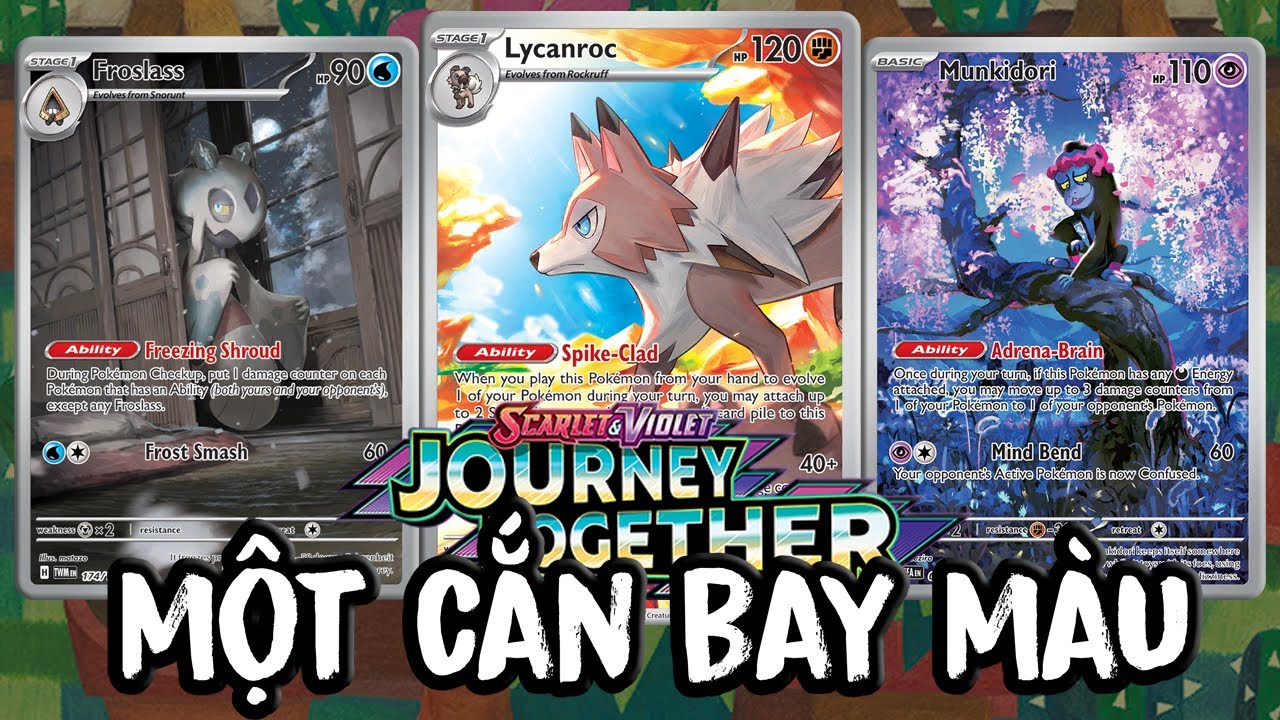 POKEMON TCG LIVE | Một Cắn Bay Màu! Lycanroc / Froslass / Munkidori Standard Deck - Journey Together