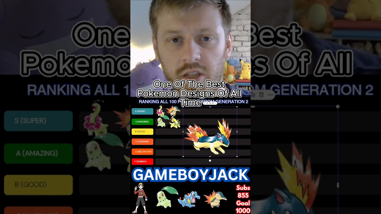 Quilava's Pokemon Design Is One of The Best of All Time! #starterpokemon #ranking #quilava