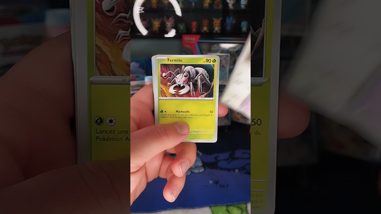 Avec ce booster on a ouvert la moitié de notre display 😊 #shortvideo #pokemontcg #packopening