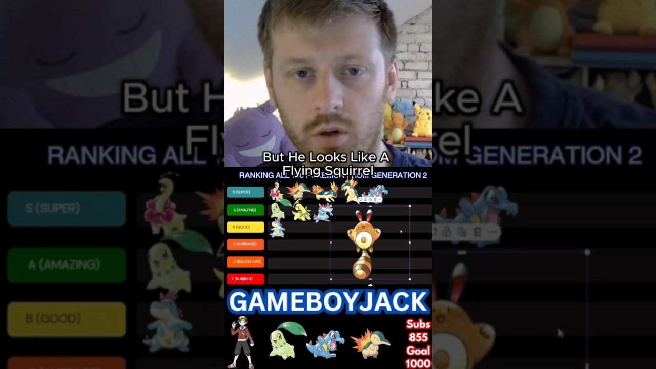 Sentret's Pokemon Design is a Flying Squirrel? #ranking #johtopokemon #sentret