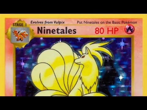 Ninetails #12 1st edition base set 1999 Pokemon card 12/102