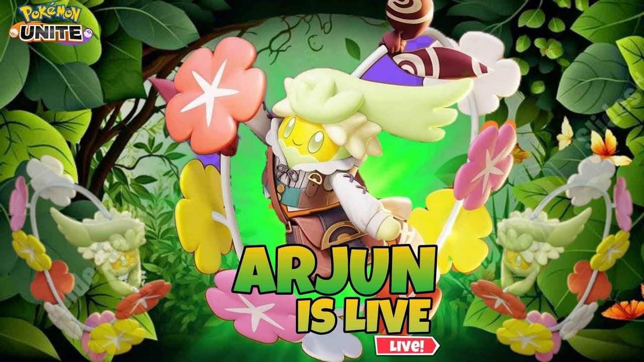 "COMFEY" THE BEAUTY QUEEN 🌸🌸 || POKEMON UNITE LIVE || ARJUN422