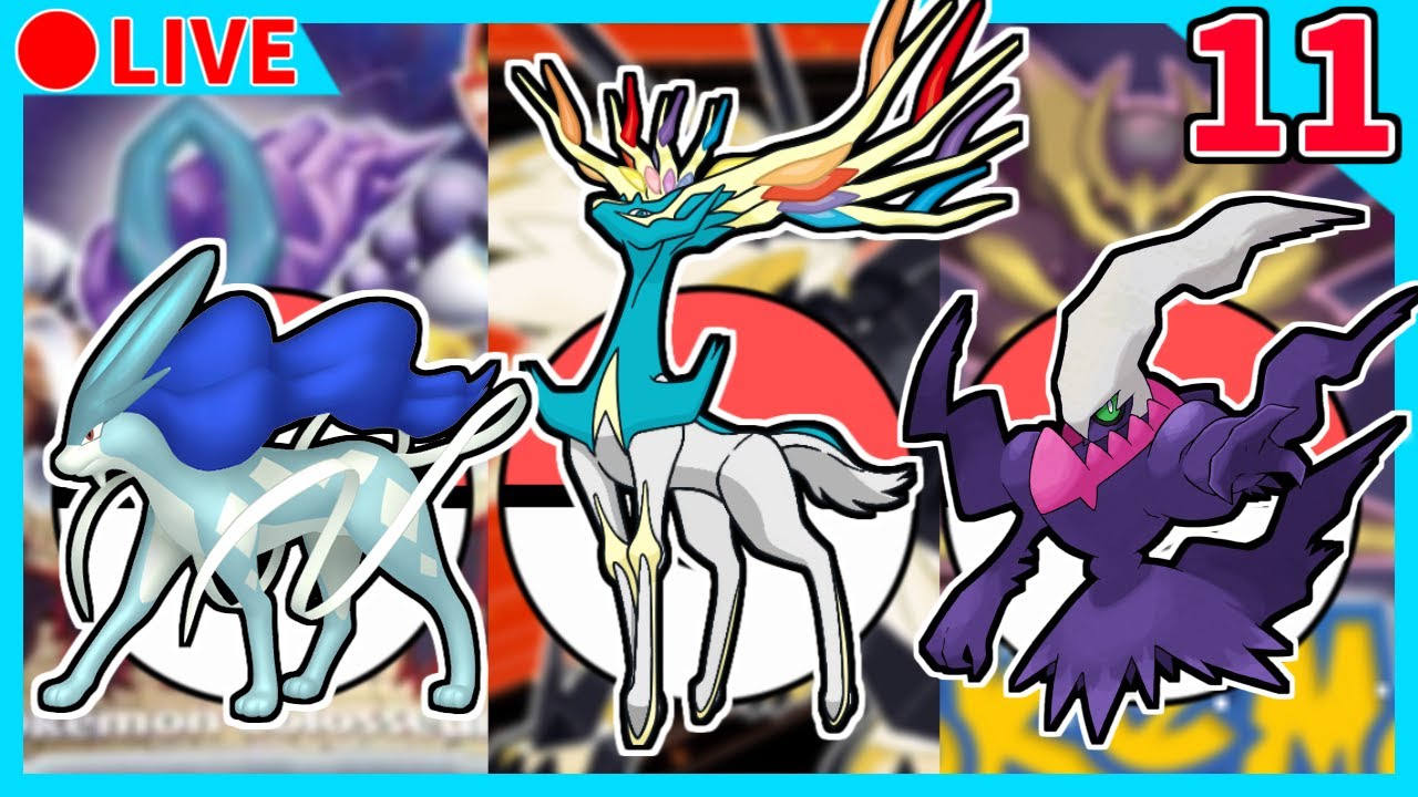 🔴【4画面ポケモン色違い粘り】CO スイクン 1981~ / USUM ゼルネアス 2101~ / DPtダークライ 27601~ 【コロシアム/ウルトラサンムーン/プラチナ】