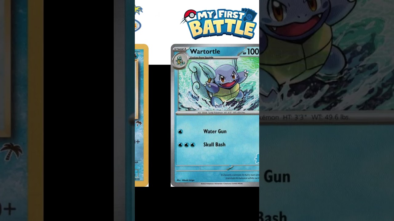 Wartortle is a little awkward #pokemon #ptcg #pokemontcg #pokemoncards #collectiblecards #wartortle