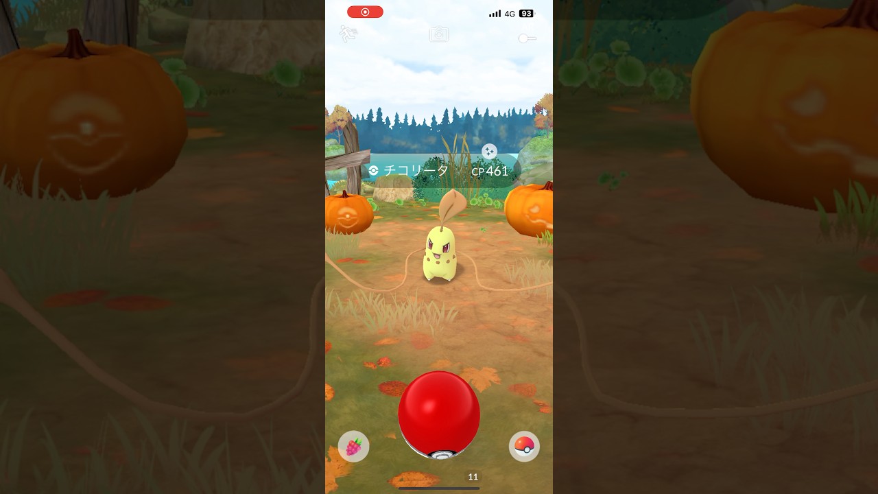 【 #ポケモンgo 】色違いチコリータGETチャレンジ！【#色違い  】 #shorts