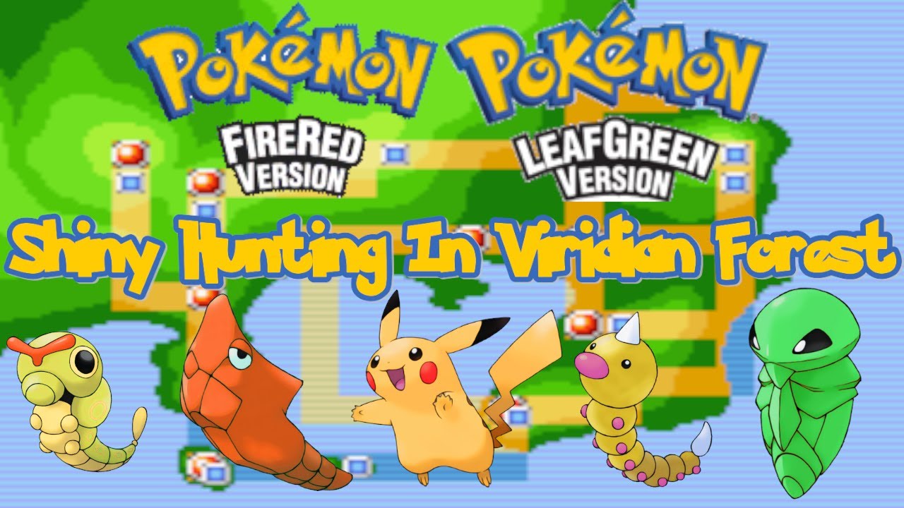 Pokemon Firered/Leafgreen Shiny Hunting In Viridian Forest Day 4