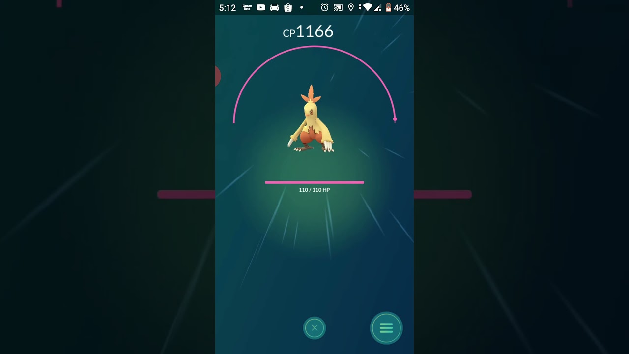 POKEMON GO, COMBUSKEN EVOLUTION TO BLAZIKEN #shorts #pokemon