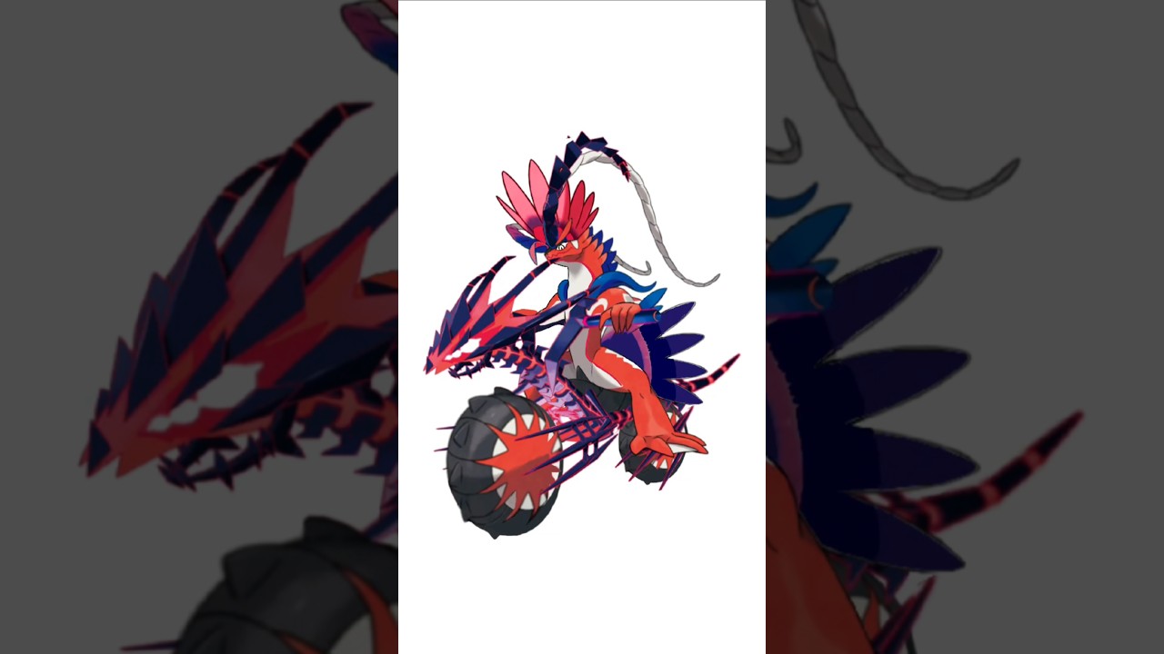 コライドン＋ムゲンダイナ合成。スカルライダー　#ポケモンフュージョン #改造ポケモン  #伝説のポケモン #最強ポケモン #pokemon