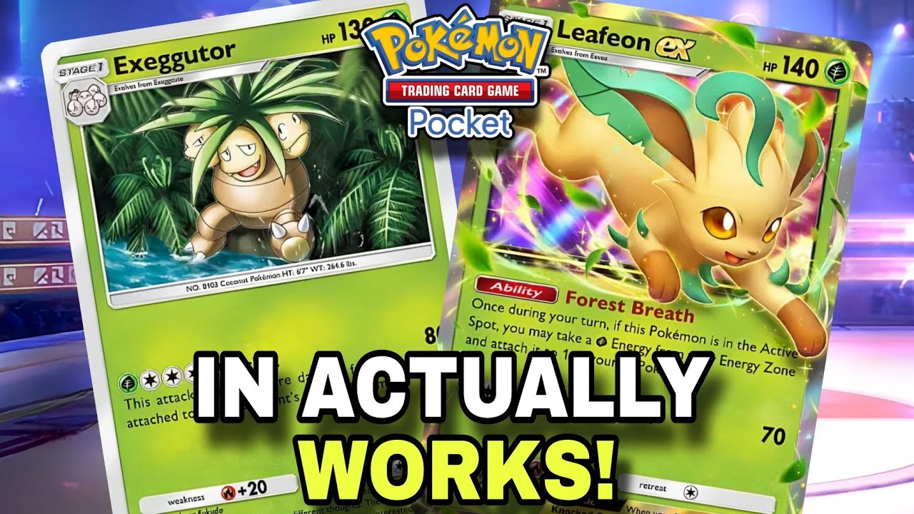 Try This Wild EXEGGUTOR LEAFEON Deck – It Actually Wins Games! | Pokemon TCG Pocket