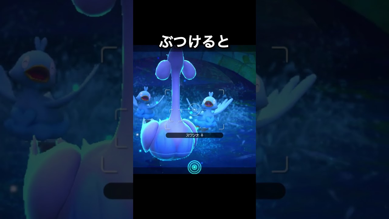 光るスワンナ？！　#スワンナ　#ポケモンスナップ #ポケモン