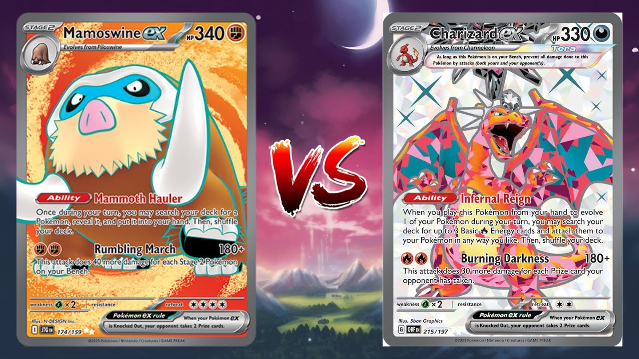 Pokemon TCG Live Mamoswine EX Pidgeot EX VS Charizard EX Pidgeot EX!!