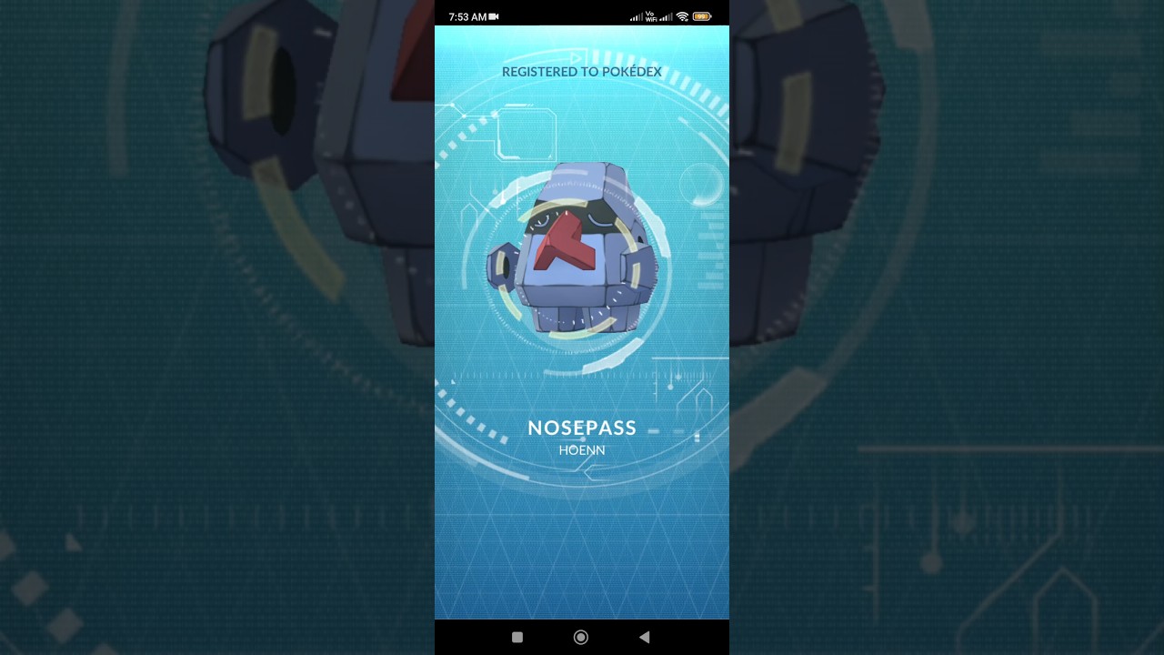 Pokémon Go Season 2 Nosepass Catching