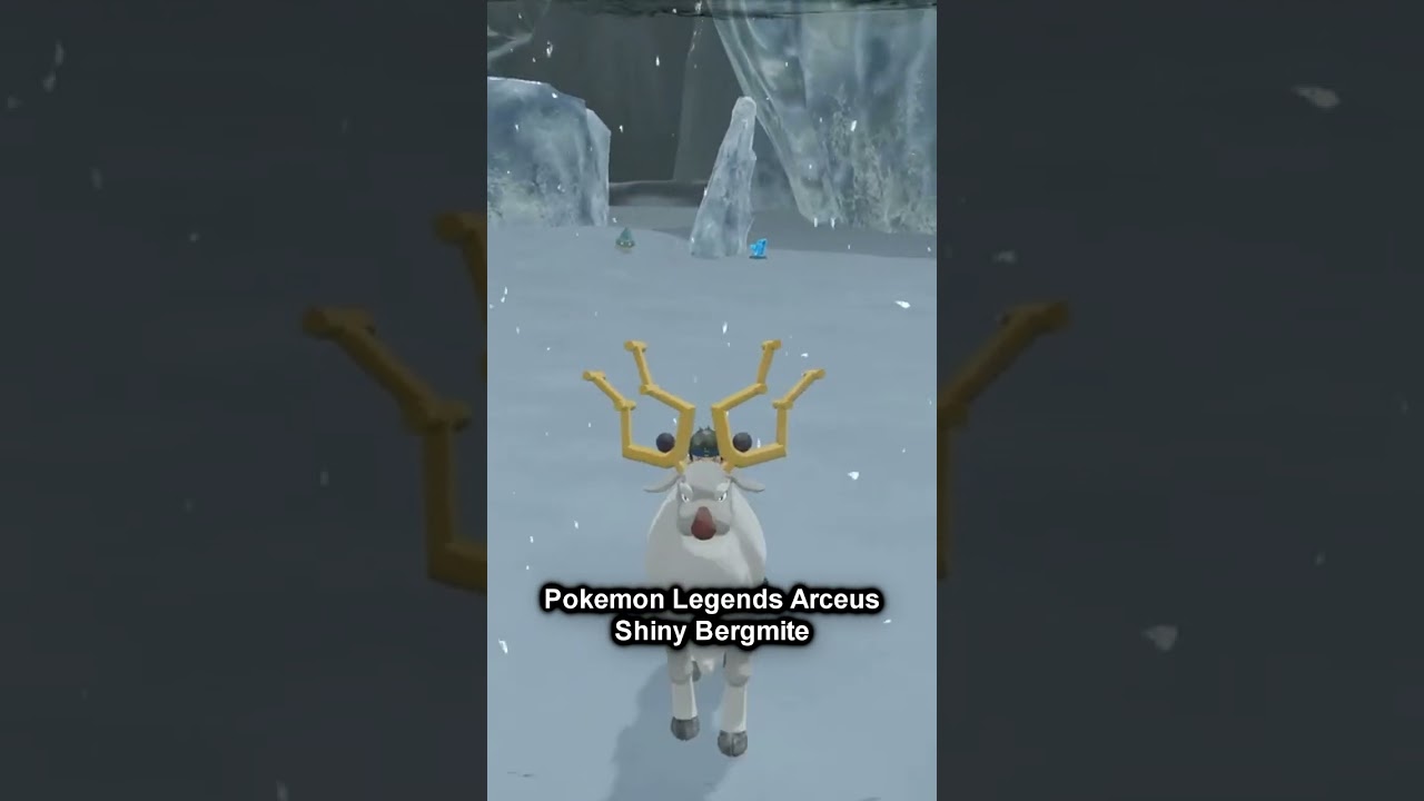 Pokemon Legends Arceus Shiny Bergmite #pokemon #legendsarceus