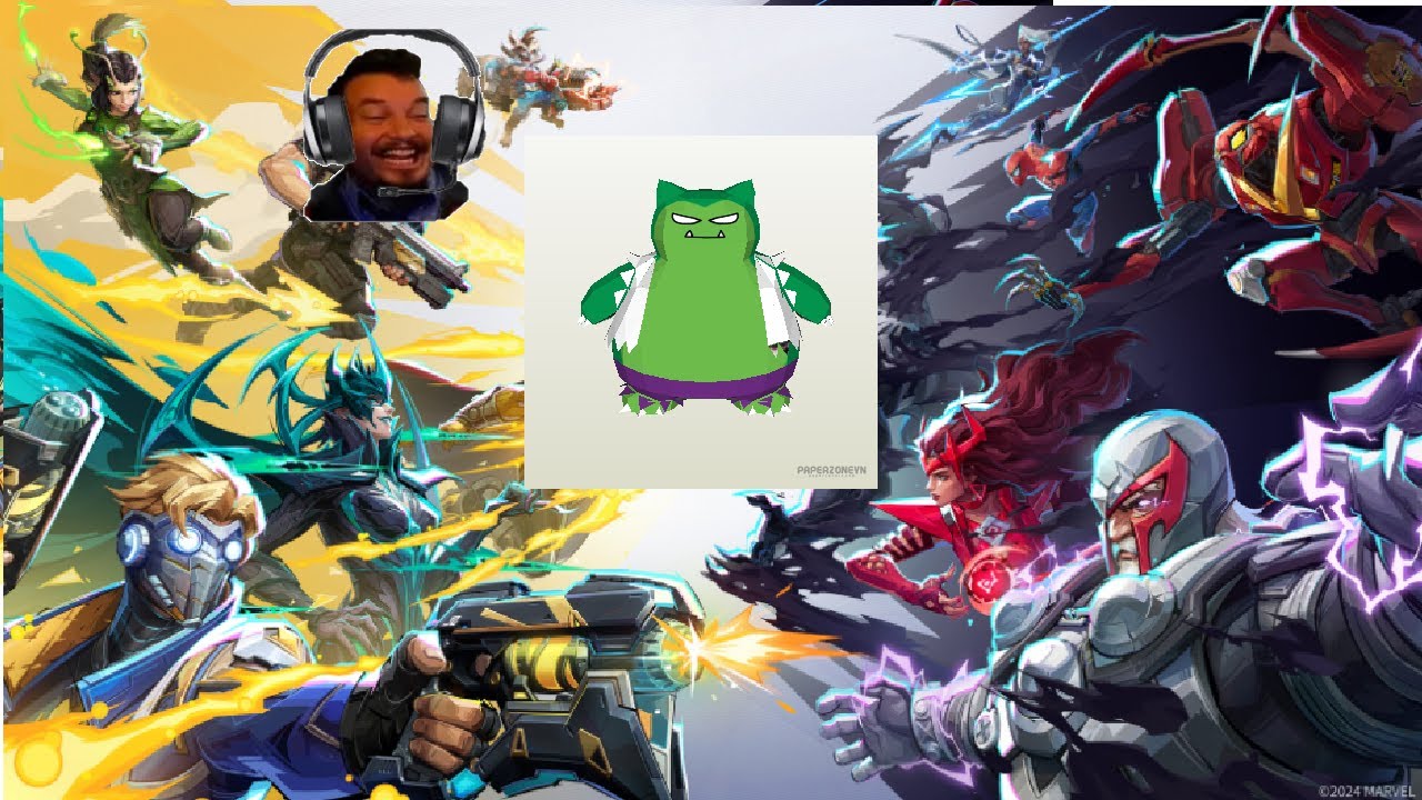 Best Unite Snorlax NA Tries Marvel Rivals (feat. @Skithra282 )